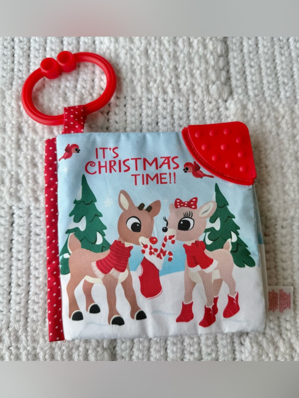 Rudolph The Red-Nosed Reindeer Baby Cloth Book